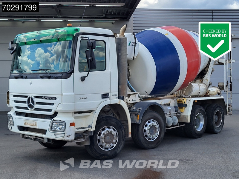 Mercedes-Benz Actros 3241 8X4 9m3 Schwing Stetter Retarder Big-Axle Steelsuspension 3-Pedals Euro 4 - Автобетоносмеситель: фото 1 Mercedes-Benz Actros 3241 8X4 9m3 Schwing Stetter Retarder Big-Axle Steelsuspension 3-Pedals Euro 4 - Автобетоносмеситель: фото 1