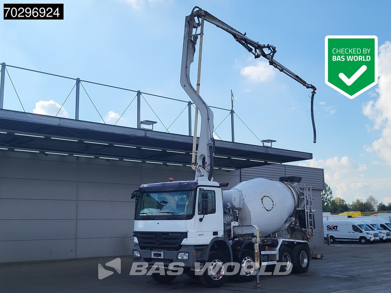 Mercedes-Benz Actros 3241 8X4 Putzmeister TMM 21 PUMI 7m3 Liebherr mixer 3-Pedals Big-Axle Euro 3 - Автобетоносмеситель: фото 1 Mercedes-Benz Actros 3241 8X4 Putzmeister TMM 21 PUMI 7m3 Liebherr mixer 3-Pedals Big-Axle Euro 3 - Автобетоносмеситель: фото 1