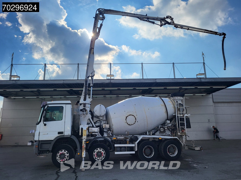 Mercedes-Benz Actros 3241 8X4 Putzmeister TMM 21 PUMI 7m3 Liebherr mixer 3-Pedals Big-Axle Euro 3 - Автобетоносмеситель: фото 2 Mercedes-Benz Actros 3241 8X4 Putzmeister TMM 21 PUMI 7m3 Liebherr mixer 3-Pedals Big-Axle Euro 3 - Автобетоносмеситель: фото 2