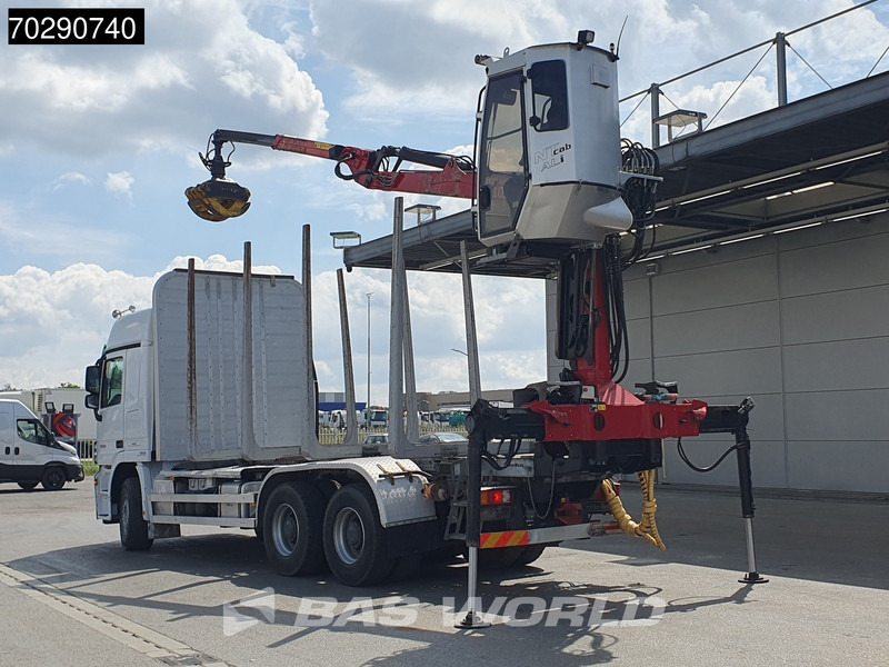 Mercedes-Benz Actros 3346 6X4 Original KM's! FTG V10CX.81 Kran Crane Holztransport Big-Axle Steelsuspension - Лесовоз, Автоманипулятор: фото 2 Mercedes-Benz Actros 3346 6X4 Original KM's! FTG V10CX.81 Kran Crane Holztransport Big-Axle Steelsuspension - Лесовоз, Автоманипулятор: фото 2