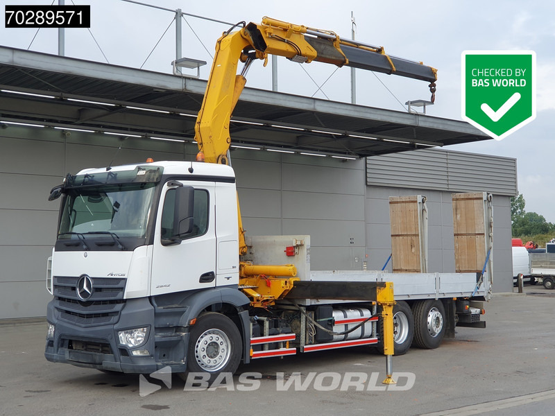 Mercedes-Benz Antos 2542 6X2 Fassi F330A023 Crane Kran Hydraulic ramps Retarder Lift+steering Euro 6 - Грузовик бортовой/ Платформа, Автоманипулятор: фото 1 Mercedes-Benz Antos 2542 6X2 Fassi F330A023 Crane Kran Hydraulic ramps Retarder Lift+steering Euro 6 - Грузовик бортовой/ Платформа, Автоманипулятор: фото 1