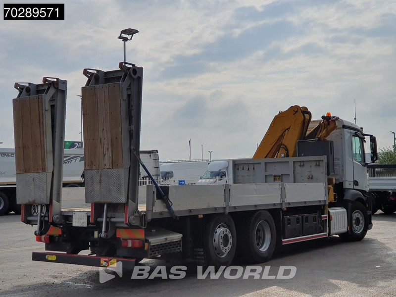 Грузовик бортовой/ Платформа, Автоманипулятор Mercedes-Benz Antos 2542 6X2 Fassi F330A023 Crane Kran Hydraulic ramps Retarder Lift+steering Euro 6: фото 11