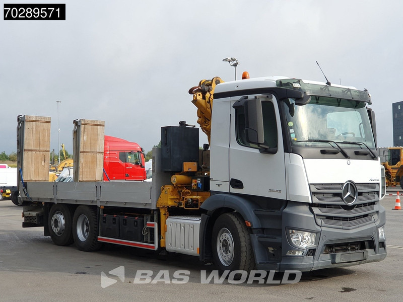 Грузовик бортовой/ Платформа, Автоманипулятор Mercedes-Benz Antos 2542 6X2 Fassi F330A023 Crane Kran Hydraulic ramps Retarder Lift+steering Euro 6: фото 10