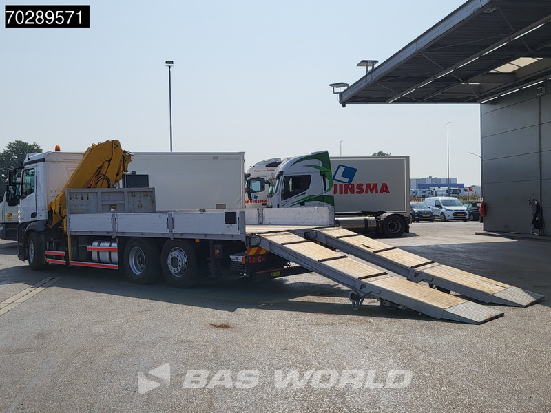 Грузовик бортовой/ Платформа, Автоманипулятор Mercedes-Benz Antos 2542 6X2 Fassi F330A023 Crane Kran Hydraulic ramps Retarder Lift+steering Euro 6: фото 13