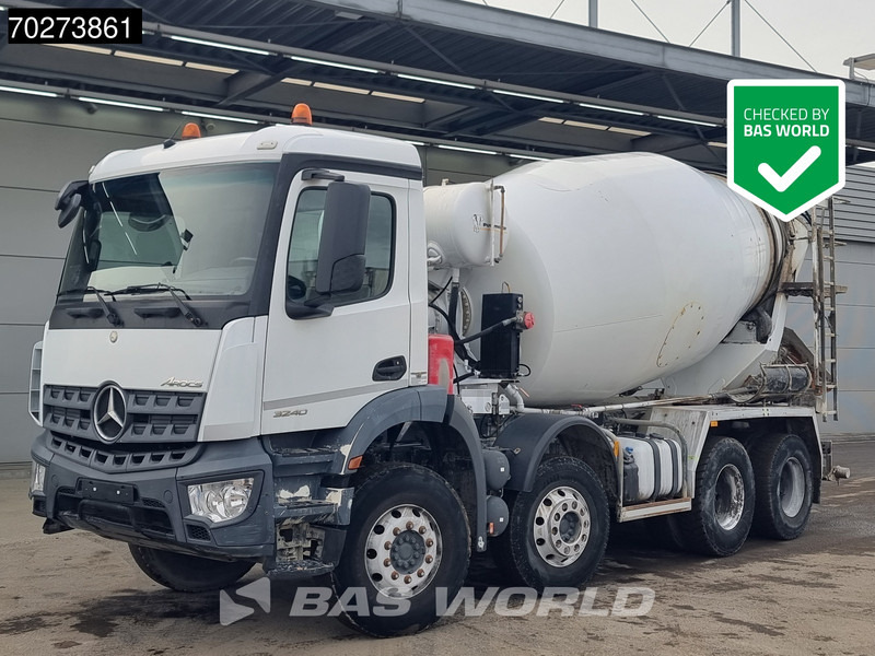 Mercedes-Benz Arocs 3240 8X4 9m3 Steelsuspension Automatic Alcoa's Euro 6 - Автобетоносмеситель: фото 1 Mercedes-Benz Arocs 3240 8X4 9m3 Steelsuspension Automatic Alcoa's Euro 6 - Автобетоносмеситель: фото 1