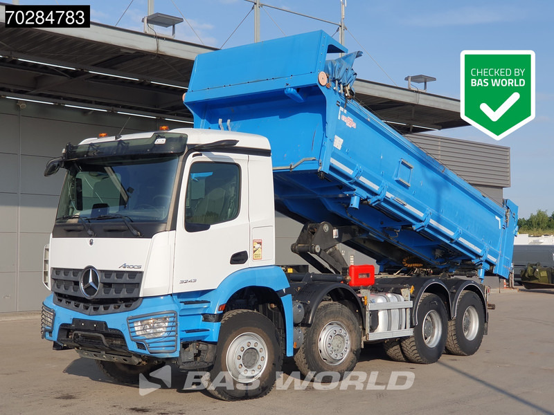 Mercedes-Benz Arocs 3243 8X4 14m3 2-side tipper Big-Axle Steelsuspension Navi Euro 6 - Самосвал: фото 1 Mercedes-Benz Arocs 3243 8X4 14m3 2-side tipper Big-Axle Steelsuspension Navi Euro 6 - Самосвал: фото 1