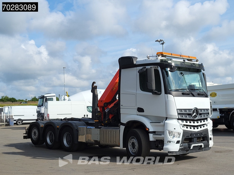 Крюковой мультилифт, Автоманипулятор Mercedes-Benz Arocs 3245 Actros 8X4 Palfinger PK22002 EH Crane 17tons hooklift Big-Axle Lift+Lenkachse Navi Euro 6: фото 17