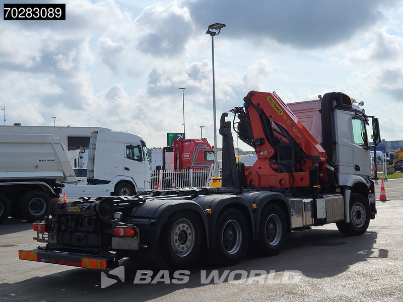 Крюковой мультилифт, Автоманипулятор Mercedes-Benz Arocs 3245 Actros 8X4 Palfinger PK22002 EH Crane 17tons hooklift Big-Axle Lift+Lenkachse Navi Euro 6: фото 18