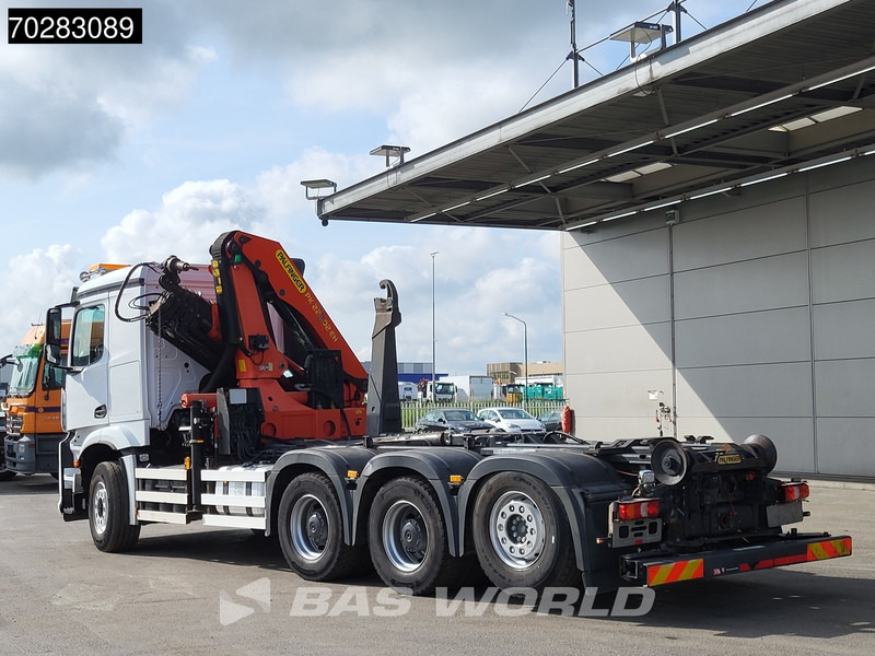 Крюковой мультилифт, Автоманипулятор Mercedes-Benz Arocs 3245 Actros 8X4 Palfinger PK22002 EH Crane 17tons hooklift Big-Axle Lift+Lenkachse Navi Euro 6: фото 8
