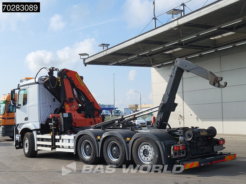 Крюковой мультилифт, Автоманипулятор Mercedes-Benz Arocs 3245 Actros 8X4 Palfinger PK22002 EH Crane 17tons hooklift Big-Axle Lift+Lenkachse Navi Euro 6: фото 9