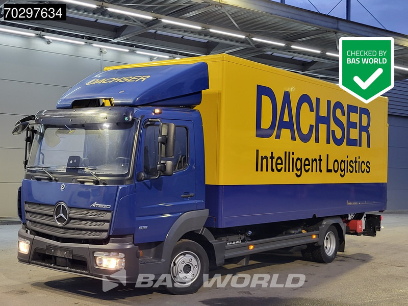 Mercedes-Benz Atego 816 4X2 8tonner Automatic 1000kg Ladebordwand Euro 6 - Грузовик с закрытым кузовом: фото 1 Mercedes-Benz Atego 816 4X2 8tonner Automatic 1000kg Ladebordwand Euro 6 - Грузовик с закрытым кузовом: фото 1