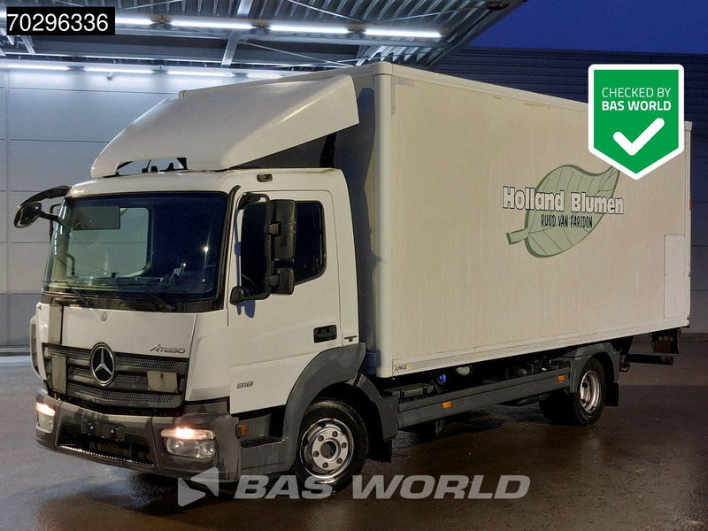 Mercedes-Benz Atego 818 4X2 8tonner Automatic 1000kg Ladebordwand Airco Cruise control Euro 6 - Грузовик с закрытым кузовом: фото 1 Mercedes-Benz Atego 818 4X2 8tonner Automatic 1000kg Ladebordwand Airco Cruise control Euro 6 - Грузовик с закрытым кузовом: фото 1