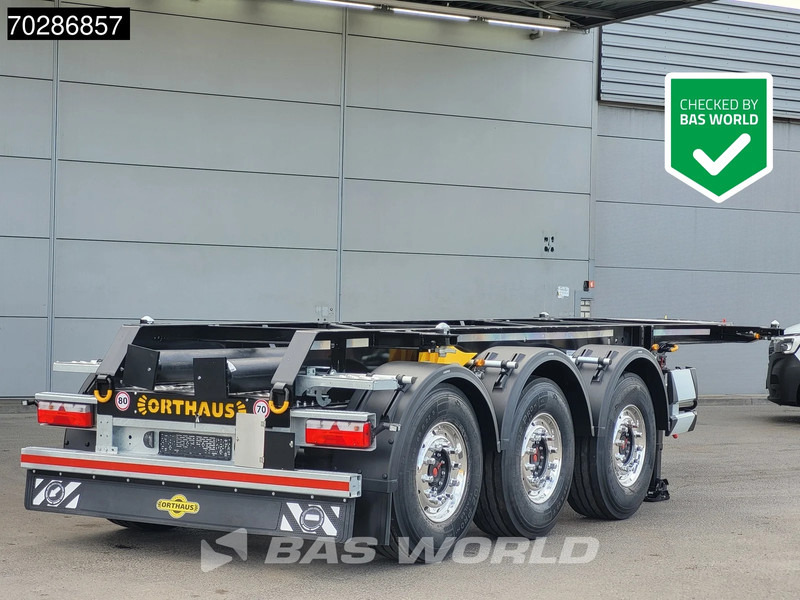 Orthaus 3 axles NEW Lift Axle 20ft 25ft Tank ADR - Полуприцеп-контейнеровоз/ Сменный кузов: фото 1 Orthaus 3 axles NEW Lift Axle 20ft 25ft Tank ADR - Полуприцеп-контейнеровоз/ Сменный кузов: фото 1