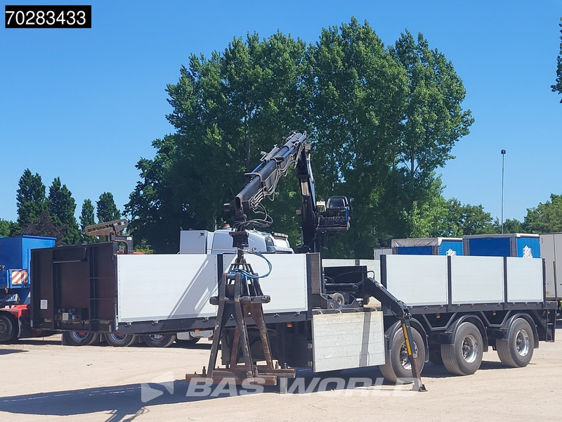 Полуприцеп бортовой/ Платформа Pacton TPD347 TUV 02/26 2x Steering Axle Crane 16R: фото 10