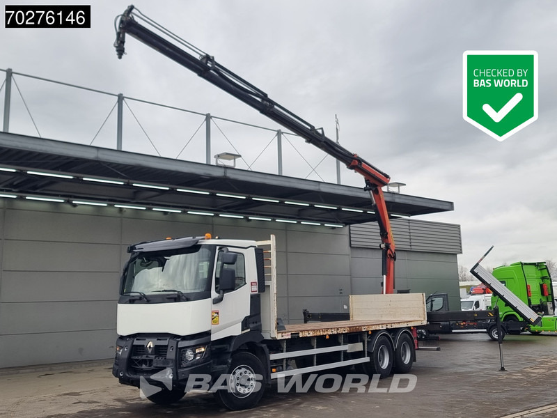 Renault C 380 6X4 Palfinger PK18002-EH C Remote Retarder Euro 6 - Грузовик бортовой/ Платформа, Автоманипулятор: фото 1 Renault C 380 6X4 Palfinger PK18002-EH C Remote Retarder Euro 6 - Грузовик бортовой/ Платформа, Автоманипулятор: фото 1