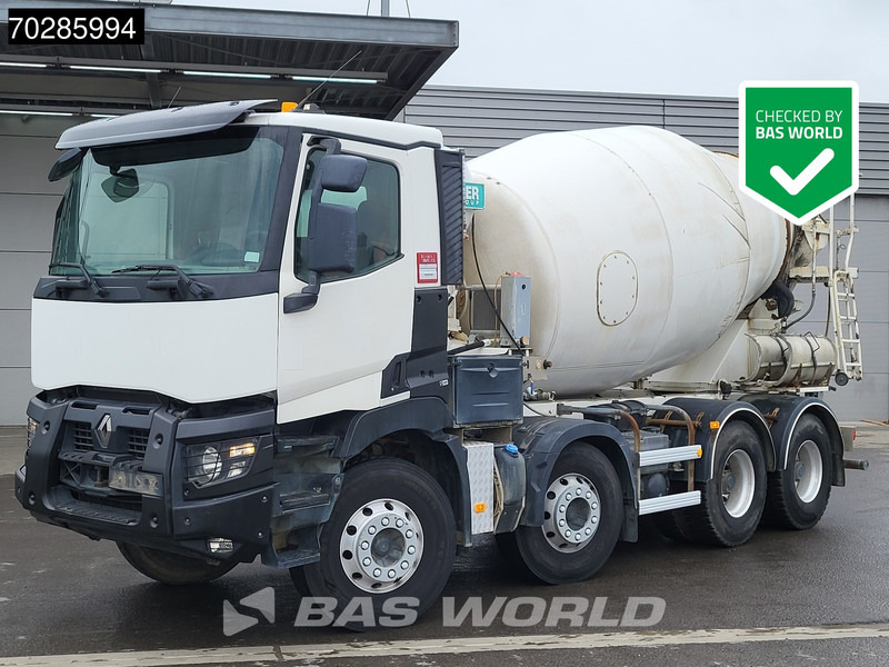 Renault C 430 8X4 9m3 IMER Mixer Big-Axle Steelsuspension Automatic Euro 6 - Автобетоносмеситель: фото 1 Renault C 430 8X4 9m3 IMER Mixer Big-Axle Steelsuspension Automatic Euro 6 - Автобетоносмеситель: фото 1
