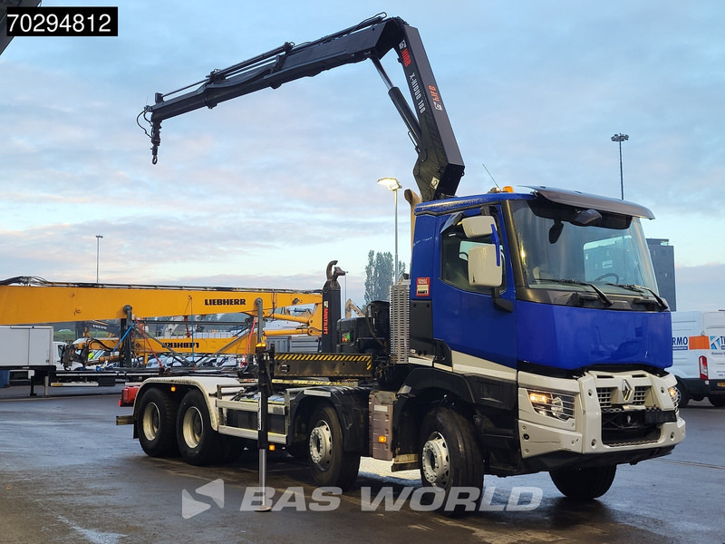 Renault C 430 8X4 HIAB X-Hiduo 188 B-2 Crane + Hook Full Steel Big-Axle Euro 6 - Крюковой мультилифт, Автоманипулятор: фото 3 Renault C 430 8X4 HIAB X-Hiduo 188 B-2 Crane + Hook Full Steel Big-Axle Euro 6 - Крюковой мультилифт, Автоманипулятор: фото 3