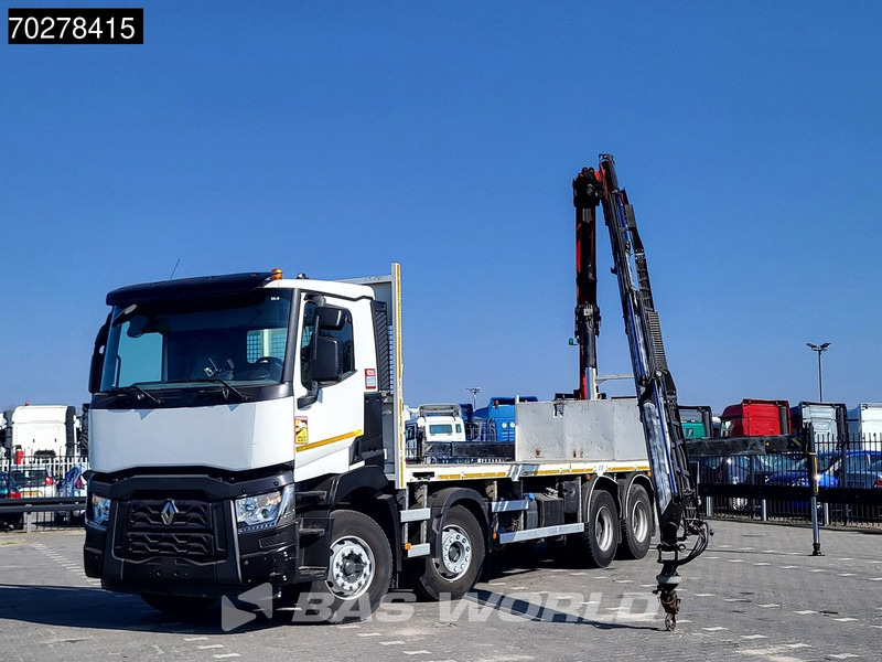 Renault C 430 8X4 Palfinger 22002 EH kran Crane Big-Axle steel suspension Euro 6 - Грузовик бортовой/ Платформа, Автоманипулятор: фото 5 Renault C 430 8X4 Palfinger 22002 EH kran Crane Big-Axle steel suspension Euro 6 - Грузовик бортовой/ Платформа, Автоманипулятор: фото 5