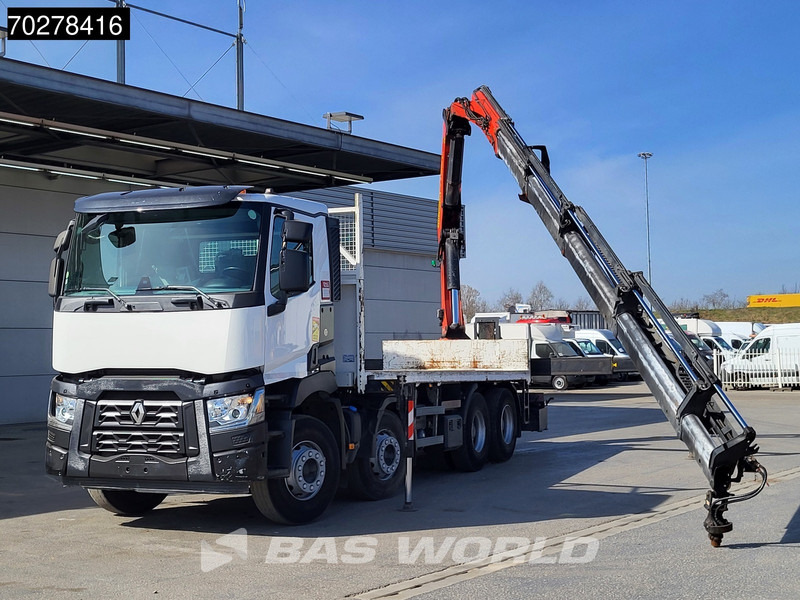 Renault C 430 8X4 Palfinger PK33002EH Kran Crane Big Axle Euro 6 - Грузовик бортовой/ Платформа, Автоманипулятор: фото 1 Renault C 430 8X4 Palfinger PK33002EH Kran Crane Big Axle Euro 6 - Грузовик бортовой/ Платформа, Автоманипулятор: фото 1