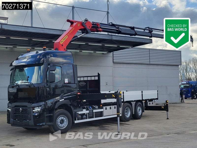 Renault C 480 6X2 NEW! Palfinger PK41002 EH Crane Kran ACC Euro 6 - Грузовик бортовой/ Платформа, Автоманипулятор: фото 1 Renault C 480 6X2 NEW! Palfinger PK41002 EH Crane Kran ACC Euro 6 - Грузовик бортовой/ Платформа, Автоманипулятор: фото 1