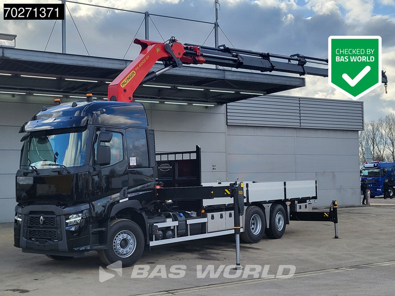 Renault C 480 6X2 NEW! Palfinger PK41002 EH Crane Kran ACC Euro 6 - Грузовик бортовой/ Платформа, Автоманипулятор: фото 1 Renault C 480 6X2 NEW! Palfinger PK41002 EH Crane Kran ACC Euro 6 - Грузовик бортовой/ Платформа, Автоманипулятор: фото 1