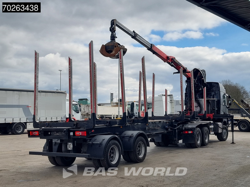 Renault K 520 6X6 Holz Kran Palfinger Q180Z96 6x6 Big-Axle Steelsuspension - Лесовоз, Автоманипулятор: фото 3 Renault K 520 6X6 Holz Kran Palfinger Q180Z96 6x6 Big-Axle Steelsuspension - Лесовоз, Автоманипулятор: фото 3