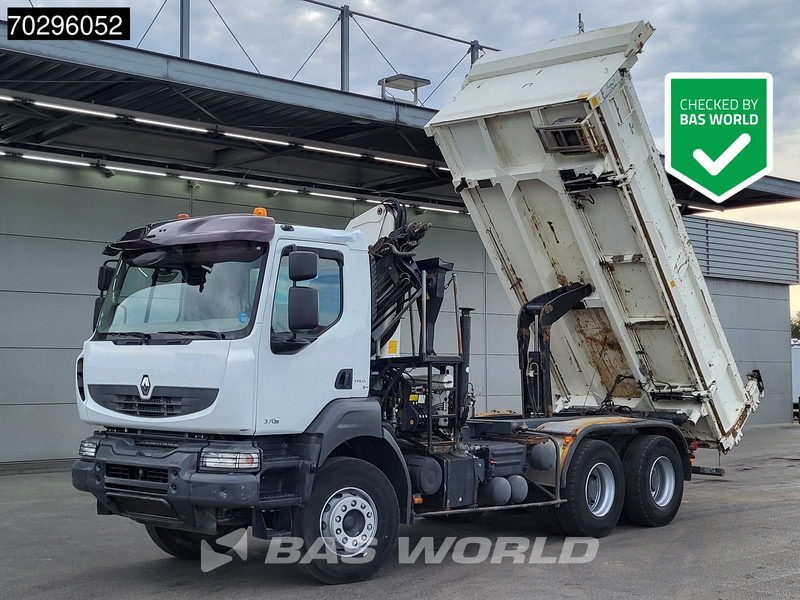 Renault Kerax 370 6X4 Palfinger PK15500 Crane Kran 2-side Tipper Retarder Manual Euro 4 - Самосвал, Автоманипулятор: фото 1 Renault Kerax 370 6X4 Palfinger PK15500 Crane Kran 2-side Tipper Retarder Manual Euro 4 - Самосвал, Автоманипулятор: фото 1