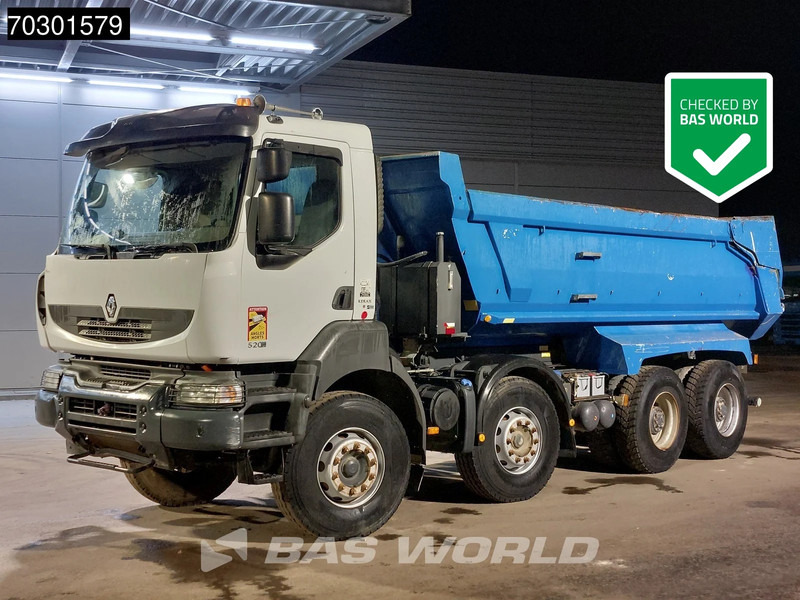 Renault Kerax 520 8X4 17m3 CIF tipper Steel Suspension Big-Axle Optibrake+ Automatic Euro 5 - Самосвал: фото 1 Renault Kerax 520 8X4 17m3 CIF tipper Steel Suspension Big-Axle Optibrake+ Automatic Euro 5 - Самосвал: фото 1