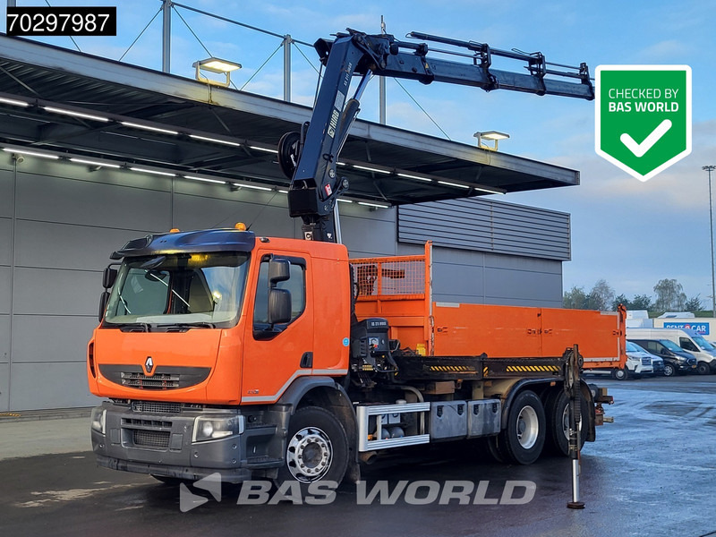 Renault Premium 430 Lander 6X4 HIAB 211 EP-4 Crane Kran Tipper Big-Axle Euro 5 - Самосвал, Автоманипулятор: фото 1 Renault Premium 430 Lander 6X4 HIAB 211 EP-4 Crane Kran Tipper Big-Axle Euro 5 - Самосвал, Автоманипулятор: фото 1