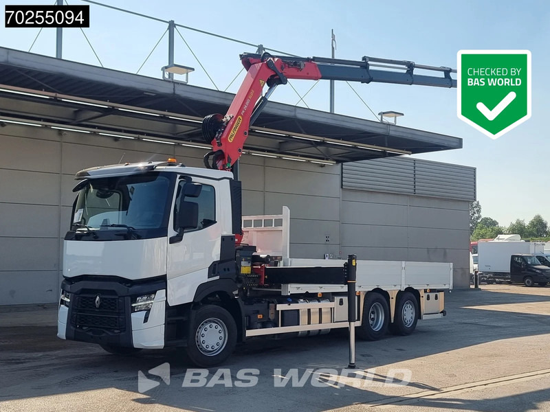 Renault T 440 6X2 2024 NL reg. possible Palfinger PK24.001 SLD Crane Lift+Lenkasche Euro 6 - Грузовик бортовой/ Платформа, Автоманипулятор: фото 1 Renault T 440 6X2 2024 NL reg. possible Palfinger PK24.001 SLD Crane Lift+Lenkasche Euro 6 - Грузовик бортовой/ Платформа, Автоманипулятор: фото 1
