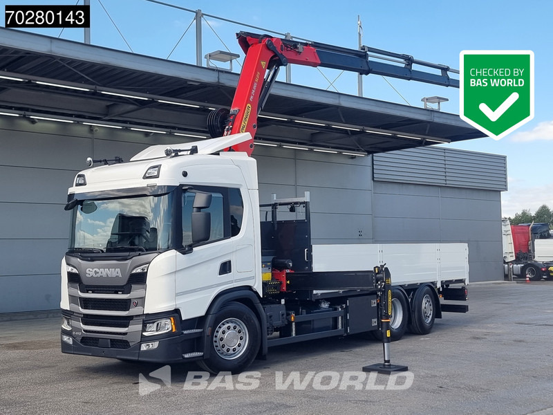 Scania G410 6X2 Palfinger PK24.001 SLD 5 Kran Crane Retarder Lift+Lenkachse Euro 6 - Грузовик бортовой/ Платформа, Автоманипулятор: фото 1 Scania G410 6X2 Palfinger PK24.001 SLD 5 Kran Crane Retarder Lift+Lenkachse Euro 6 - Грузовик бортовой/ Платформа, Автоманипулятор: фото 1