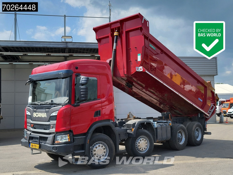 Scania P410 8X4 NL Truck 19m3 tipper Body Heating Big-Axle Steelsuspension Euro 6 - Самосвал: фото 1 Scania P410 8X4 NL Truck 19m3 tipper Body Heating Big-Axle Steelsuspension Euro 6 - Самосвал: фото 1