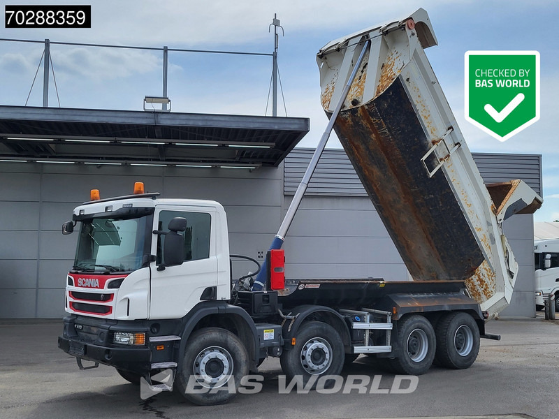 Scania P410 P 8X4 Retarder Steel Suspension Manual Big-Axle Euro 6 - Самосвал: фото 1 Scania P410 P 8X4 Retarder Steel Suspension Manual Big-Axle Euro 6 - Самосвал: фото 1