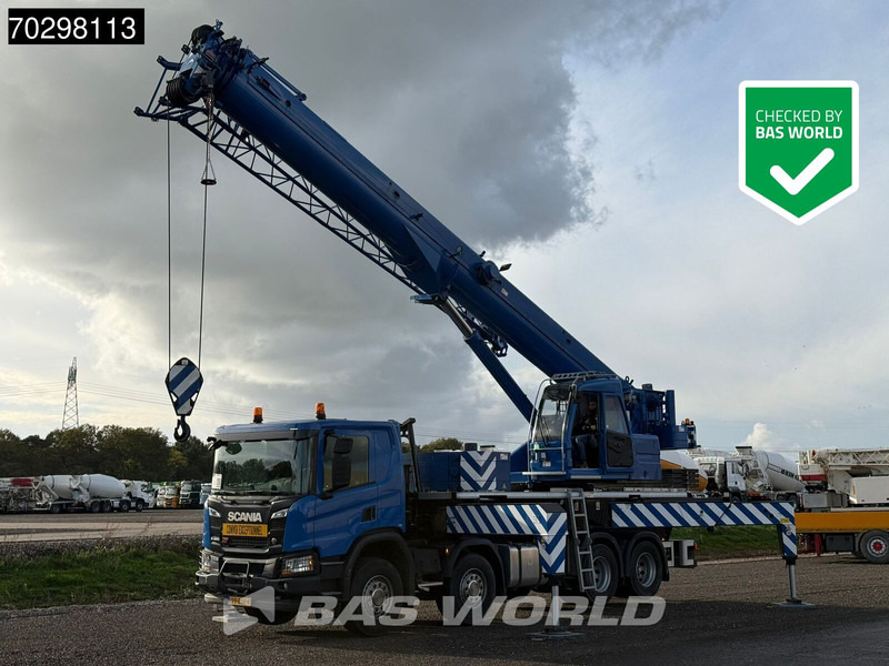 Scania P450 P 8X4 Palfinger/SANY SPC500E Telescopic Crane Retarder Navi Automatic Euro 6 - Автоманипулятор: фото 1 Scania P450 P 8X4 Palfinger/SANY SPC500E Telescopic Crane Retarder Navi Automatic Euro 6 - Автоманипулятор: фото 1