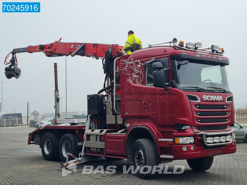 Scania R580 6X4 Jonsered J28505 83 Crane Kran Steel-suspension Retarder - Лесовоз, Автоманипулятор: фото 3 Scania R580 6X4 Jonsered J28505 83 Crane Kran Steel-suspension Retarder - Лесовоз, Автоманипулятор: фото 3