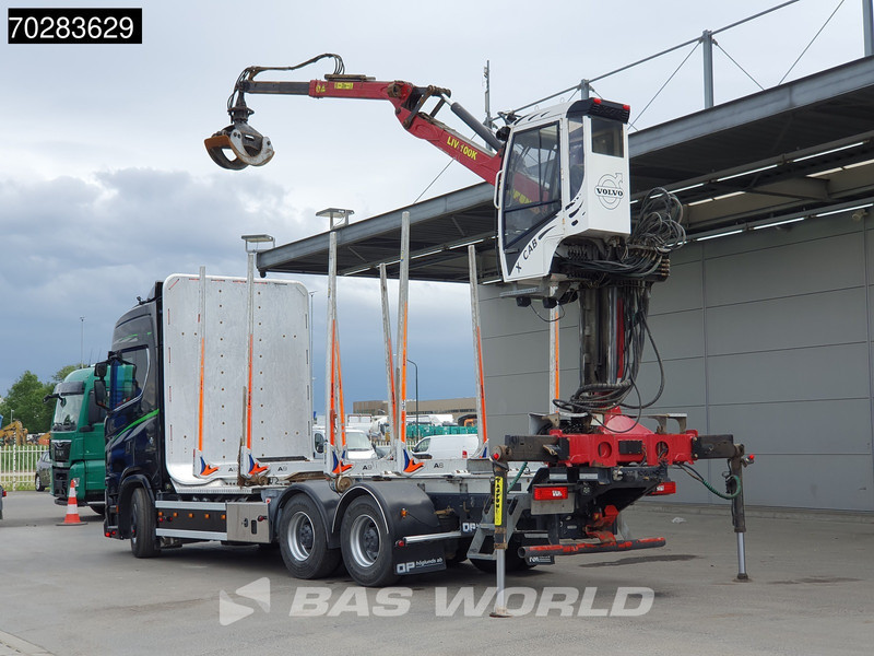 Scania S650 S 6X4 Tajfun LIV100K Kran Holztransport Retarder 3-Pedals Euro 6 - Лесовоз, Автоманипулятор: фото 2 Scania S650 S 6X4 Tajfun LIV100K Kran Holztransport Retarder 3-Pedals Euro 6 - Лесовоз, Автоманипулятор: фото 2