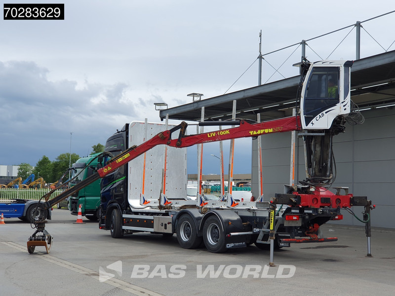 Scania S650 S 6X4 Tajfun LIV100K Kran Holztransport Retarder 3-Pedals Euro 6 - Лесовоз, Автоманипулятор: фото 5 Scania S650 S 6X4 Tajfun LIV100K Kran Holztransport Retarder 3-Pedals Euro 6 - Лесовоз, Автоманипулятор: фото 5