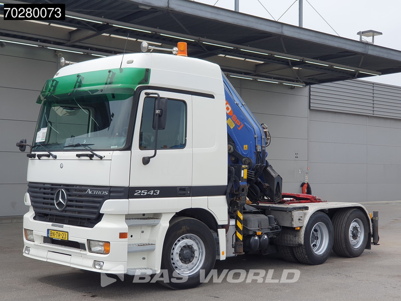 Тягач Mercedes-Benz Actros 2543 Actros 6X2 NL-Truck Liftachse 3-Pedals Kran 9x Extensions PM 40 SP 2010 + Winch Euro 3: фото 10