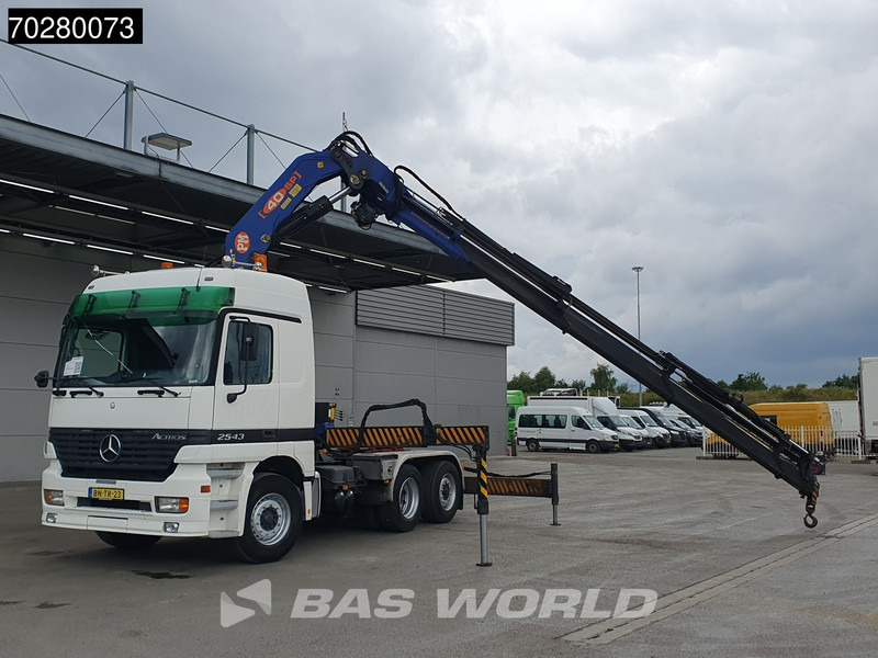 Тягач Mercedes-Benz Actros 2543 Actros 6X2 NL-Truck Liftachse 3-Pedals Kran 9x Extensions PM 40 SP 2010 + Winch Euro 3: фото 7
