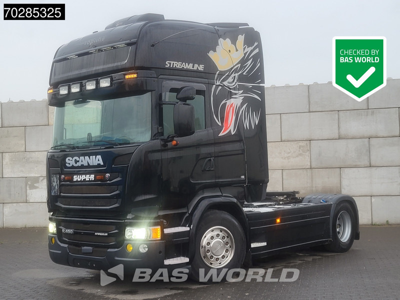 Scania R450 R 4X2 2xTanks Full-Air Retarder Standklima Hydraulik ACC - Тягач: фото 1 Scania R450 R 4X2 2xTanks Full-Air Retarder Standklima Hydraulik ACC - Тягач: фото 1
