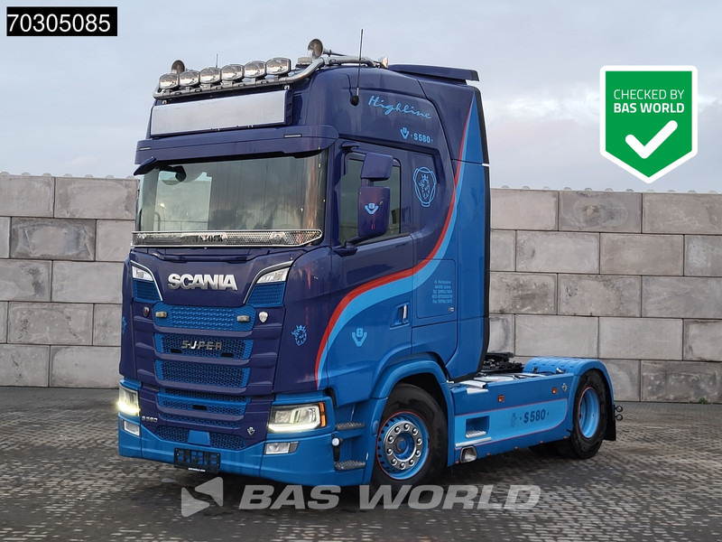 Scania S580 S 4X2 Full-Air Retarder 2xTanks Standklima Leder - Тягач: фото 1 Scania S580 S 4X2 Full-Air Retarder 2xTanks Standklima Leder - Тягач: фото 1