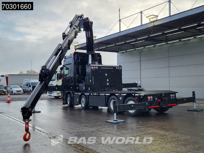 Scania S660 8X2 HMF 9520OK-RCS Crane Kran Fifth wheel Full Air Lift+steering axle - Тягач: фото 5 Scania S660 8X2 HMF 9520OK-RCS Crane Kran Fifth wheel Full Air Lift+steering axle - Тягач: фото 5