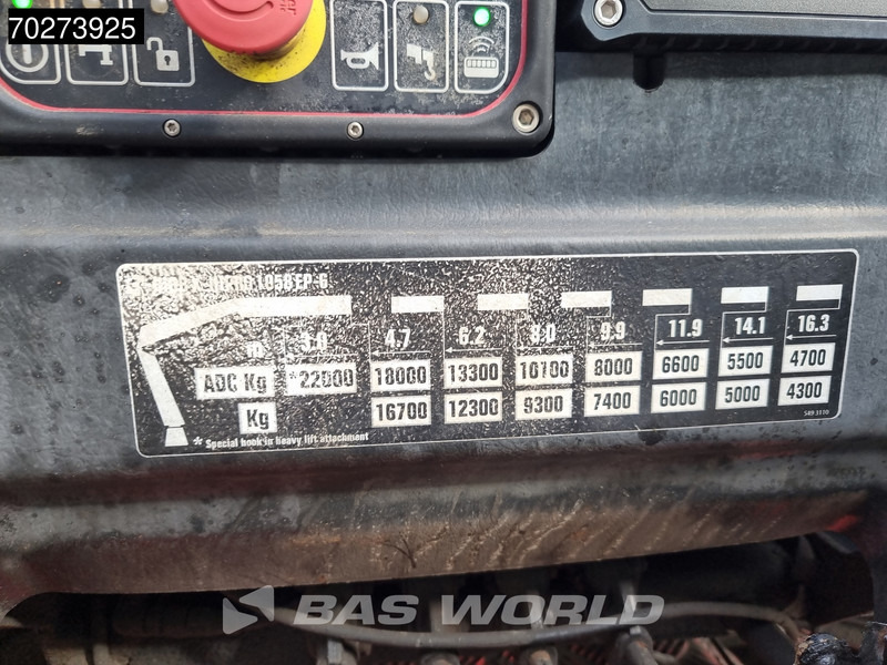 Грузовик бортовой/ Платформа, Автоманипулятор Volvo FH16 650 8X4 Hiab X-HIPRO 1058EP-6 Kran Crane ADR Lift+Lenkachse Euro 6: фото 11