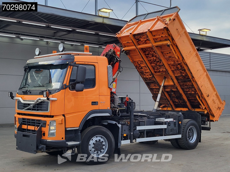 Volvo FM 340 FM 4X4 4x4 Crane Palfinger PK10501 Tipper Big-Axle Full Steel - Самосвал, Автоманипулятор: фото 3 Volvo FM 340 FM 4X4 4x4 Crane Palfinger PK10501 Tipper Big-Axle Full Steel - Самосвал, Автоманипулятор: фото 3