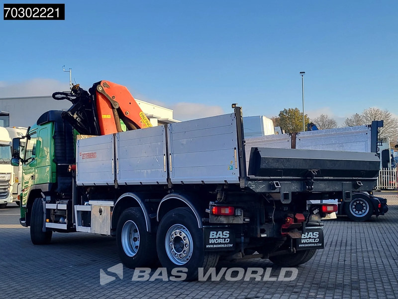 Volvo FM 340 FM 6X2 Palfinger PK23002 Crane 10m3 3-way tipper Lift+steering axle Euro 5 - Самосвал, Автоманипулятор: фото 2 Volvo FM 340 FM 6X2 Palfinger PK23002 Crane 10m3 3-way tipper Lift+steering axle Euro 5 - Самосвал, Автоманипулятор: фото 2