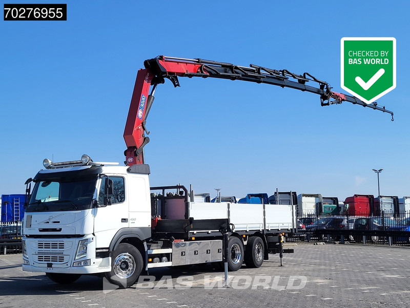 Volvo FM 450 6X2 HMF 3220 Crane Kran Lift-Lenkachse VEB+ Euro 6 - Грузовик бортовой/ Платформа, Автоманипулятор: фото 1 Volvo FM 450 6X2 HMF 3220 Crane Kran Lift-Lenkachse VEB+ Euro 6 - Грузовик бортовой/ Платформа, Автоманипулятор: фото 1