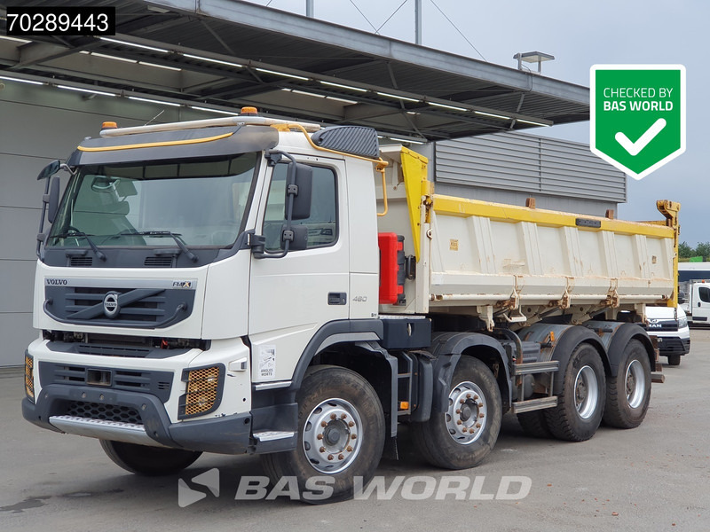 Volvo FMX 460 8X4 12m3 Meiller Tipper Big-Axle Automatic Euro 5 - Самосвал: фото 1 Volvo FMX 460 8X4 12m3 Meiller Tipper Big-Axle Automatic Euro 5 - Самосвал: фото 1