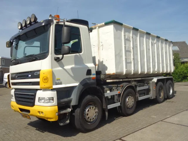 DAF CF 410 8X4 NCH CONTAINER SYSTEEM 32 TON 90 graden silo containers,25 CUB CONTAINER - Тросовый мультилифт: фото 1 DAF CF 410 8X4 NCH CONTAINER SYSTEEM 32 TON 90 graden silo containers,25 CUB CONTAINER - Тросовый мультилифт: фото 1