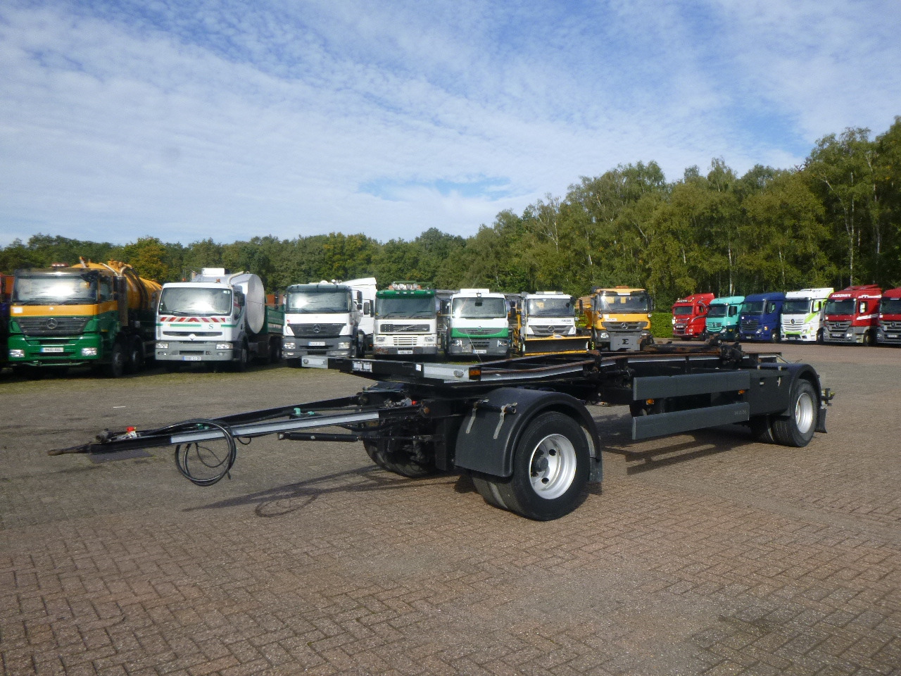Прицеп мультилифт/ Бункеровоз AJK Hydrolift Hook lift drawbar trailer: фото 1