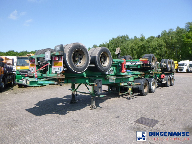 ASCA Stack 4 x container trailer + dolly 20-30-40-45 ft - Полуприцеп-контейнеровоз/ Сменный кузов: фото 1 ASCA Stack 4 x container trailer + dolly 20-30-40-45 ft - Полуприцеп-контейнеровоз/ Сменный кузов: фото 1